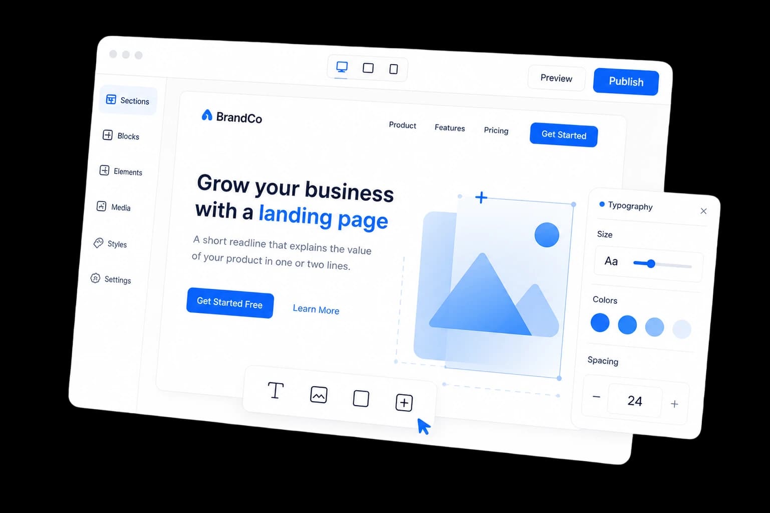 Pavo Builder Interface